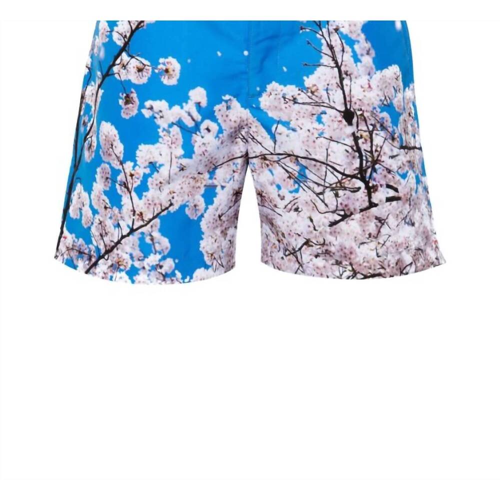 NEW ORLEBAR BROWN boy's beachwear russell photographic shorts in blossom